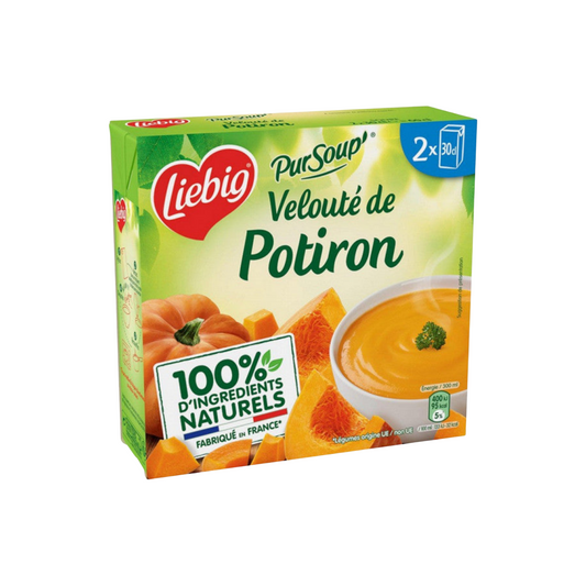 LIEBIG PurSoup' velouté de potiron à la crème fraiche 2x30cl -G33