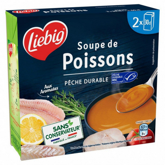 LIEBIG Soupe de poissons MSC 2x30cl -G22