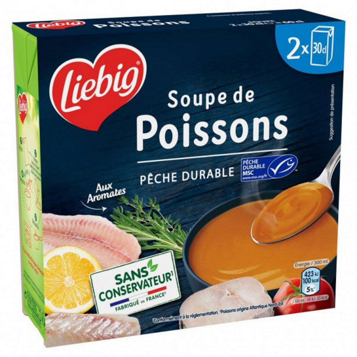 Liebig Fish soup MSC 2X30CL -G34