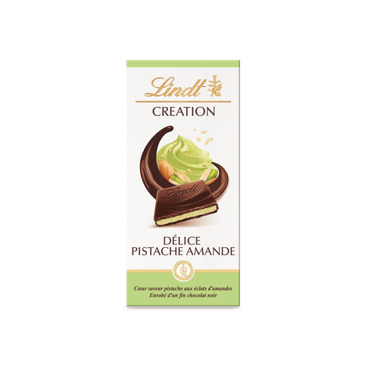 LINDT Création noir délice pistache amd 150g -B102