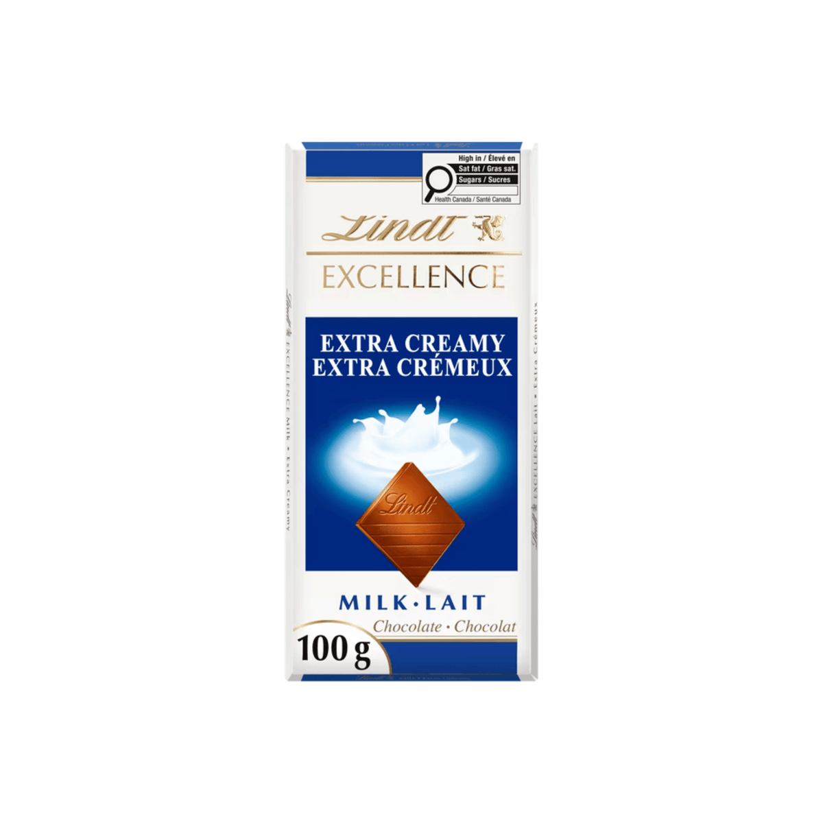 LINDT excellence lait 100g — Épicerie française Montréal | Euro-Market