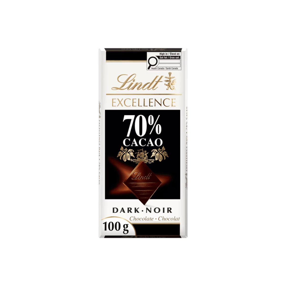 LINDT excellence noir 70% 100g — Épicerie française Montréal | Euro-Market