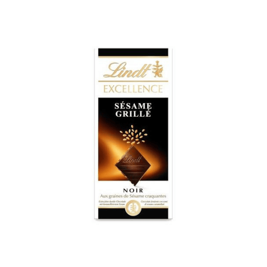 LINDT Excellence noir sésame grillé 100g -B102
