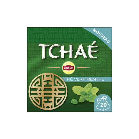 LIPTON Thé vert tchae menthe 40g — Épicerie française Montréal | Euro-Market
