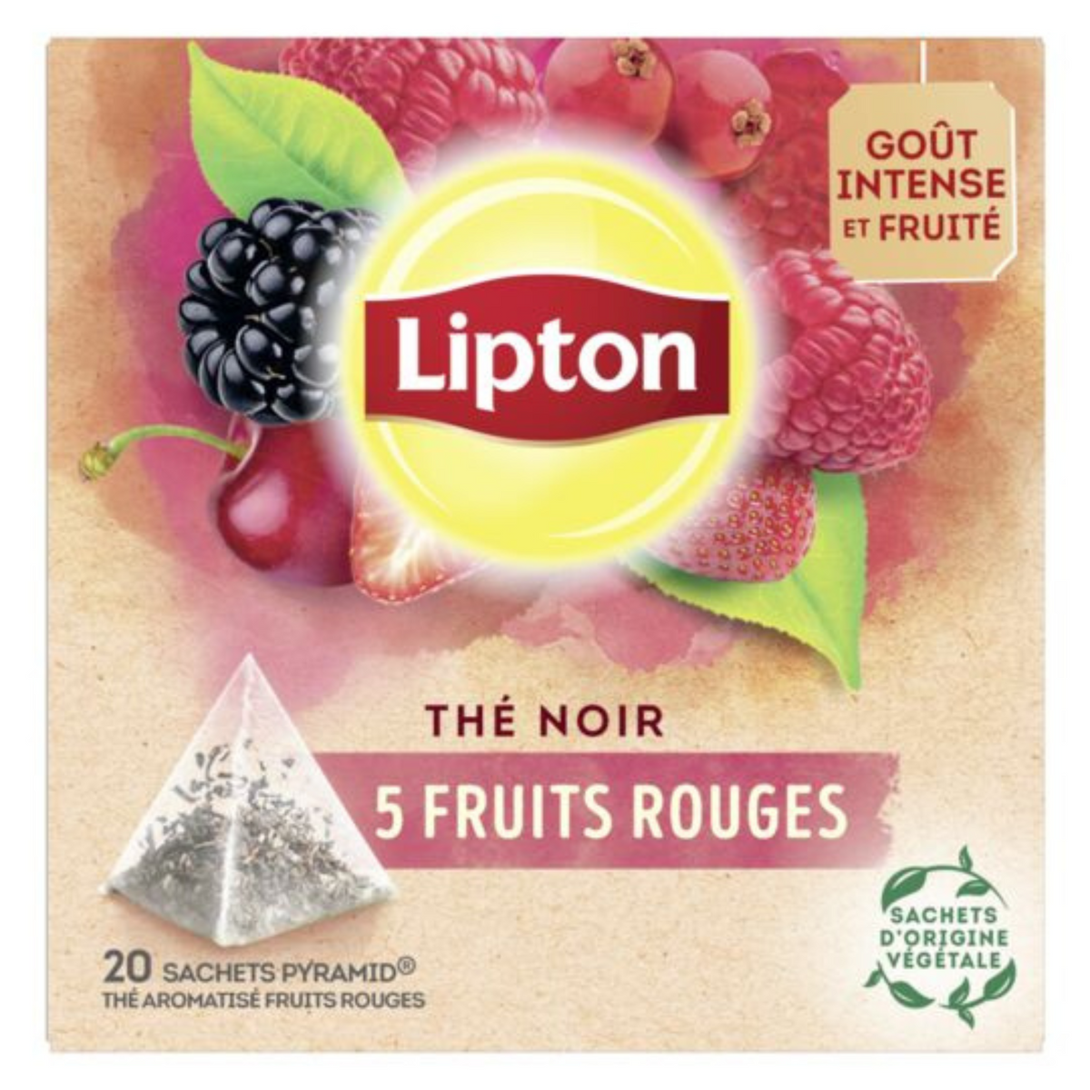 Lipton Black tea 5 red fruits 34g -F114