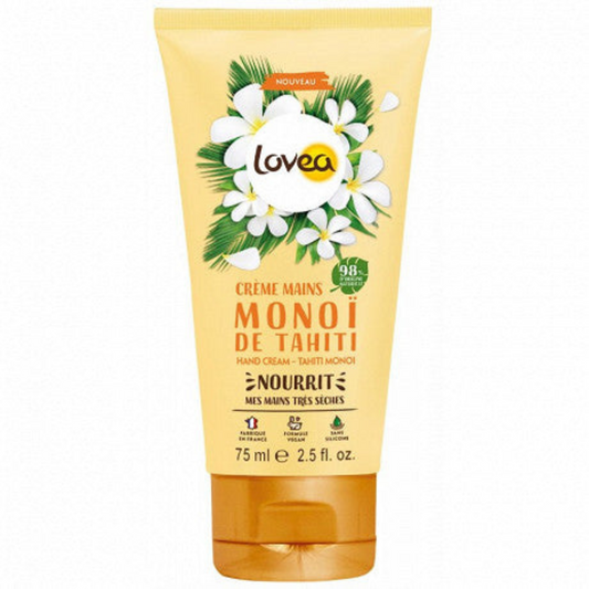 LOVEA Nourishing hand cream with Tahitian monoi for very dry skin 75ml -J41