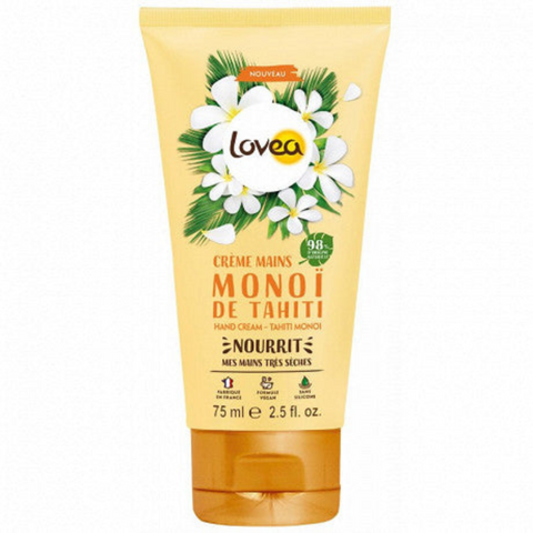 LOVEA Monoï de Tahiti nourishing hand cream for very dry skin 75ml -J73