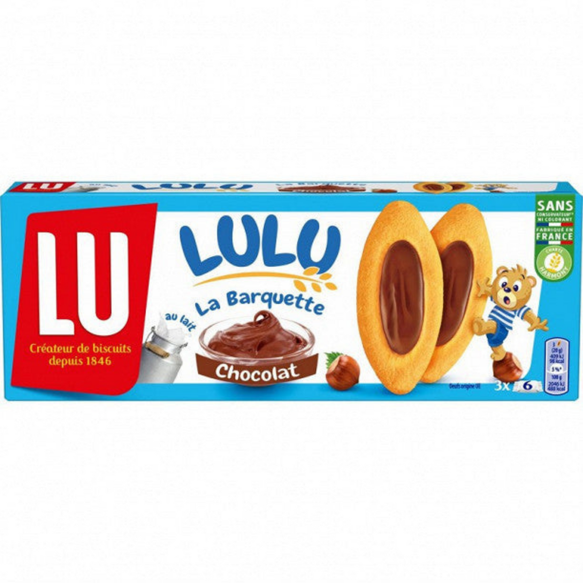 LU Barquette Chocolat 120g  -M41