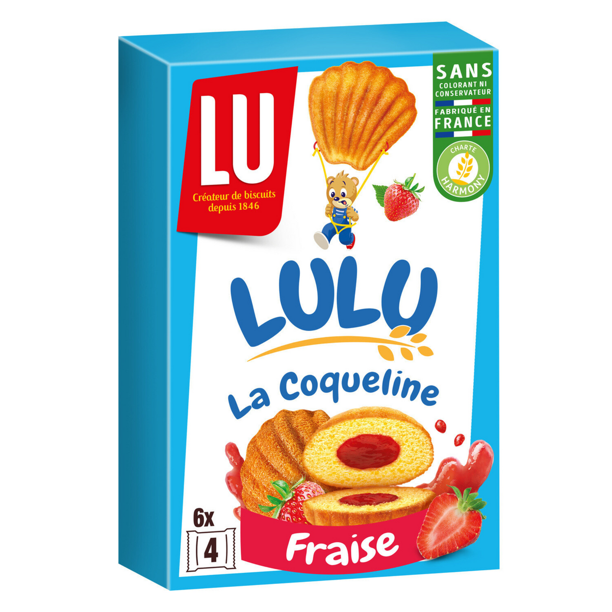 Lu Coqueline Fraise 165g -a32