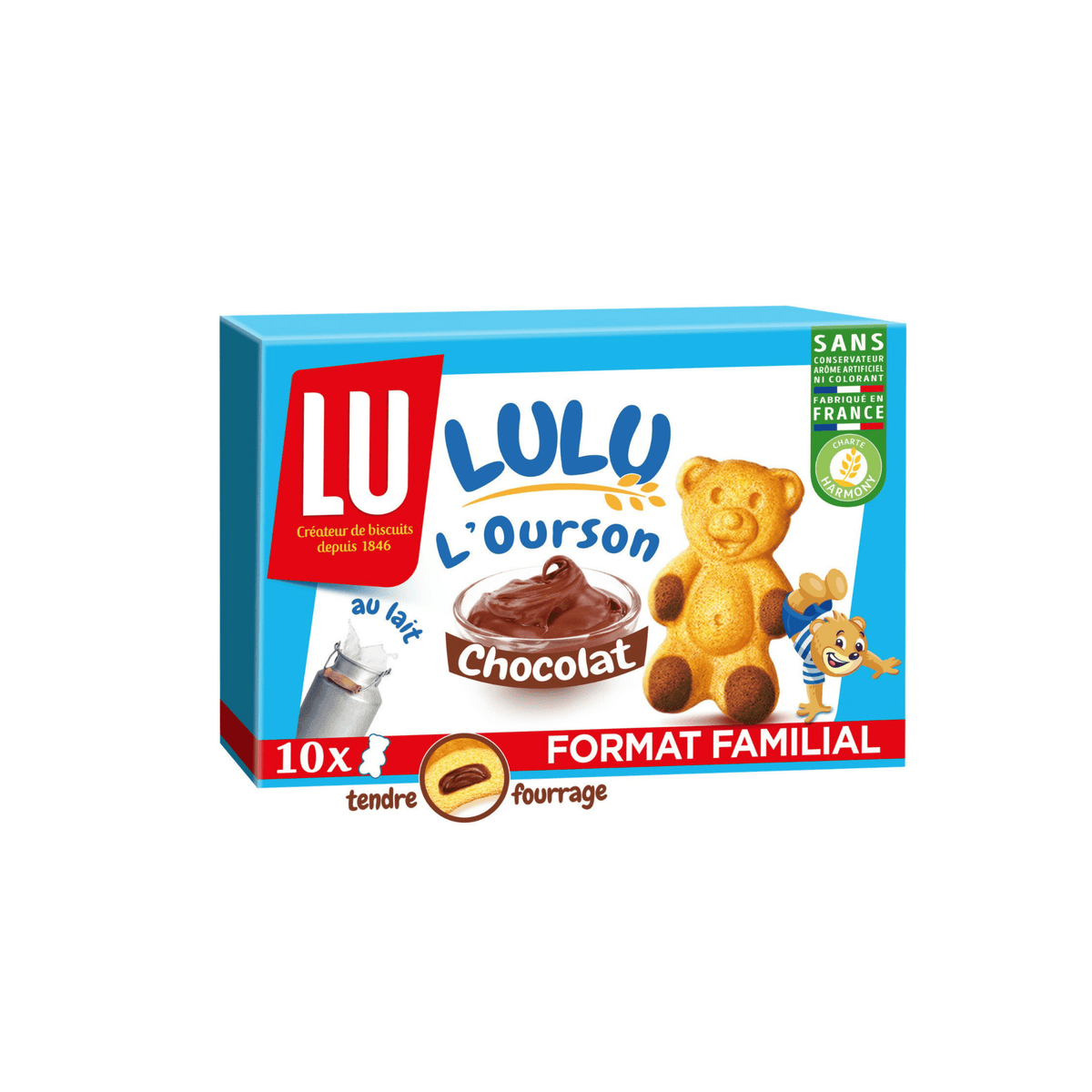 LU Gâteaux fourrés au chocolat L'Ourson LuLu 300g — Épicerie française Montréal | Euro-Market