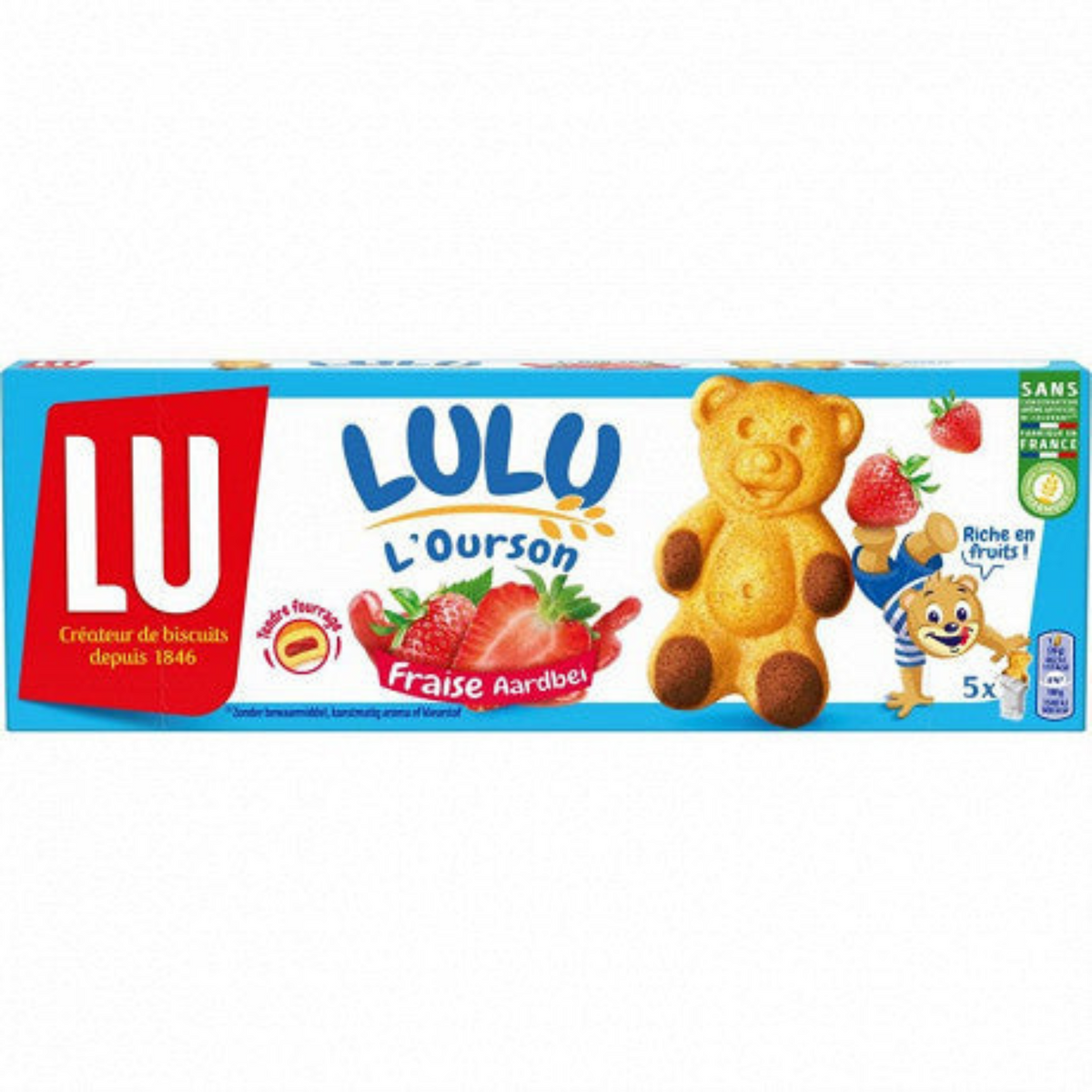 LU Oursons Fraise x5 150g  -M42