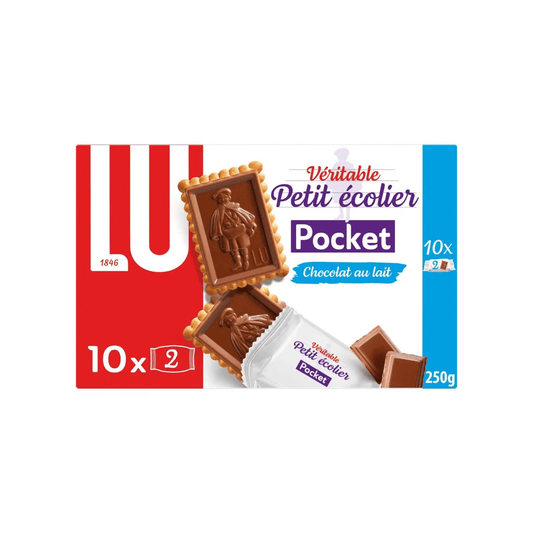 LU petit écolier pocket chocolat fin 250g — Épicerie française Montréal | Euro-Market