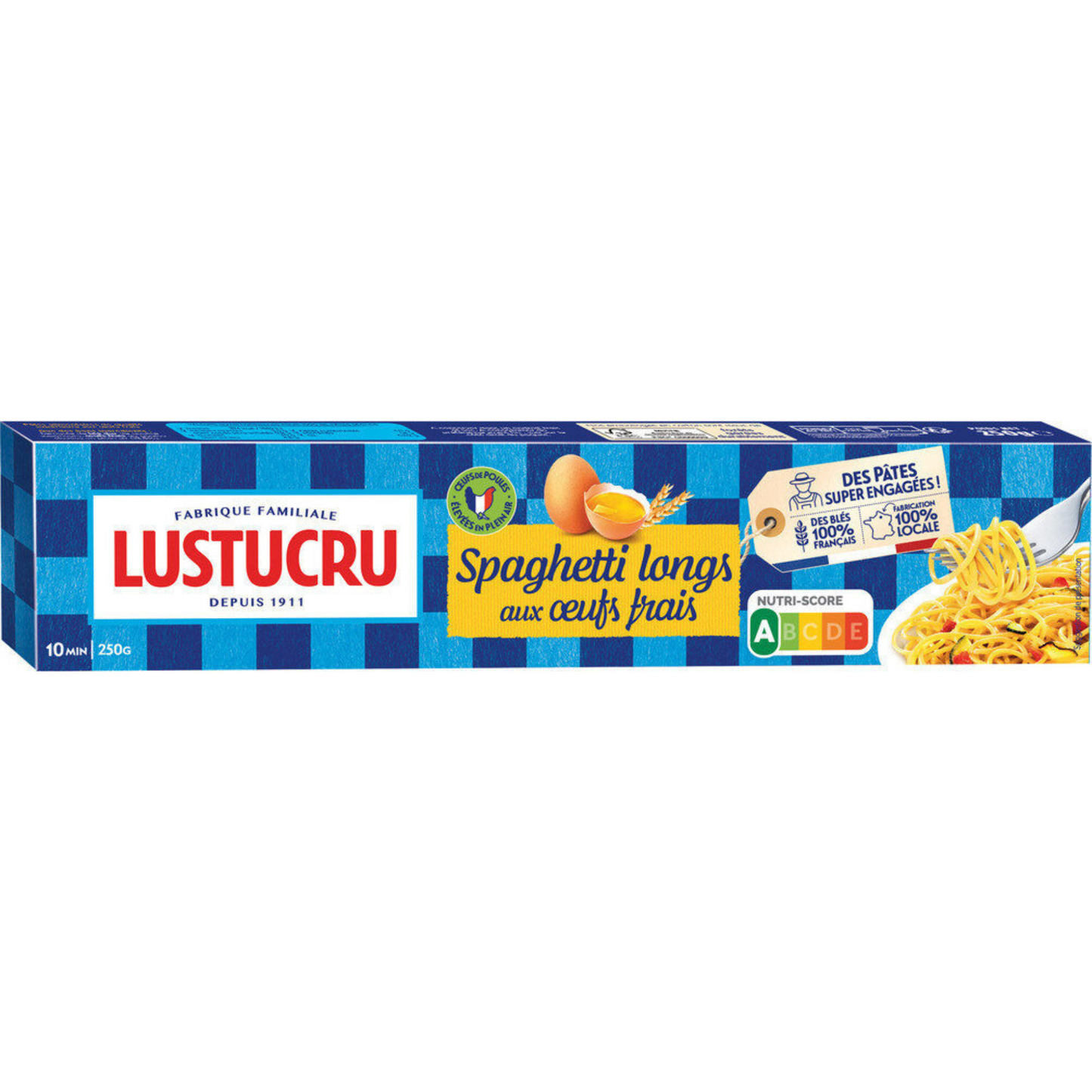 LUSTUCRU Pâtes spaghetti longs 250g -C132