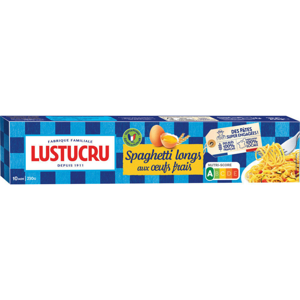 LUSTUCRU Long spaghetti pasta 250g -C132