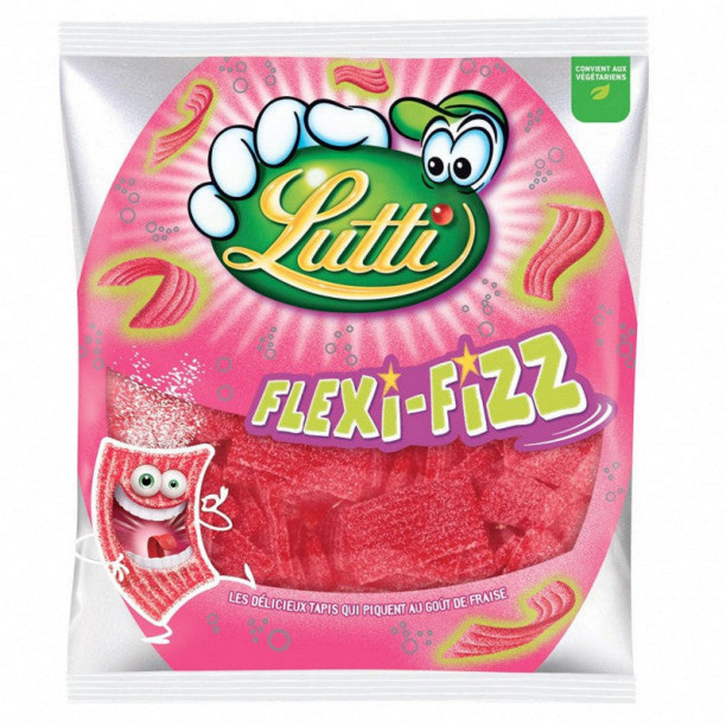 LUTTI Flexifizz fraise 225g -B111/110