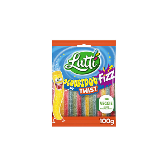 LUTTI Scoubidou FIZZ Twist Veggie 100g -B73