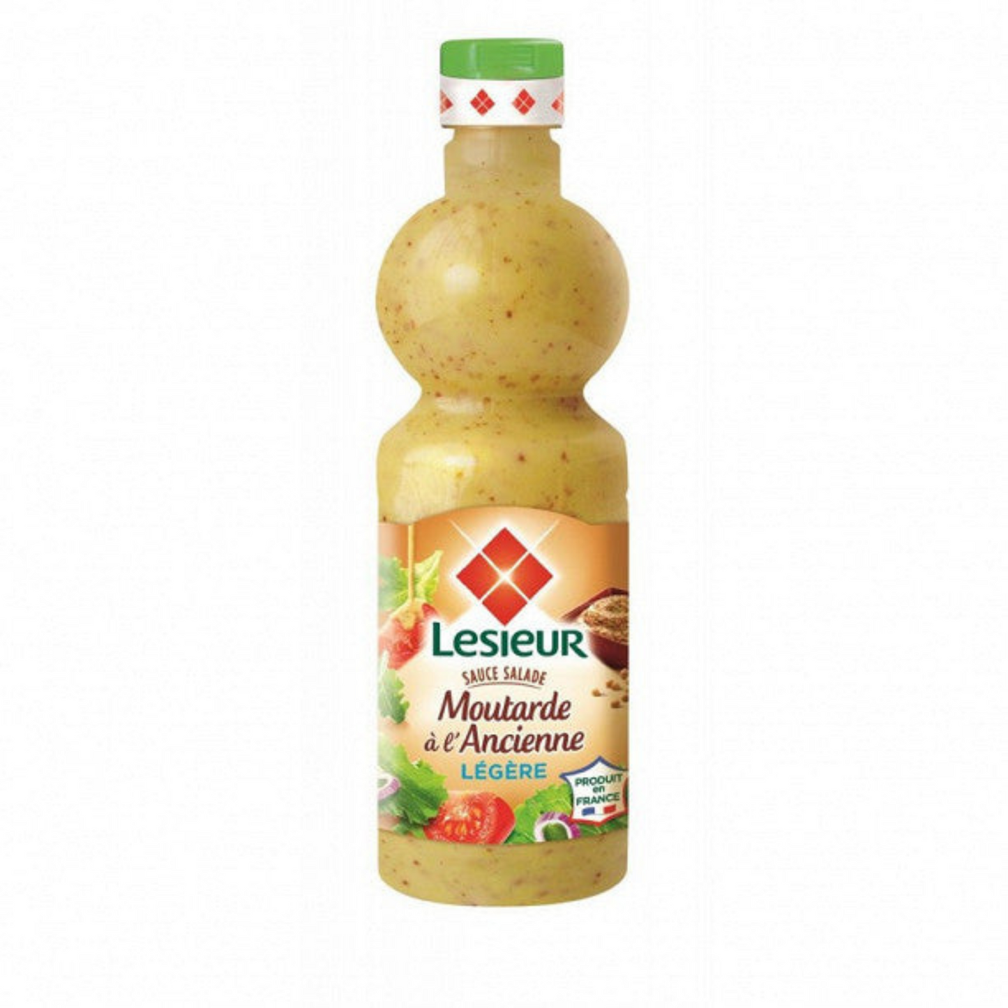 LESIEUR sauce salade légère moutarde à l'ancienne 500ml -H113