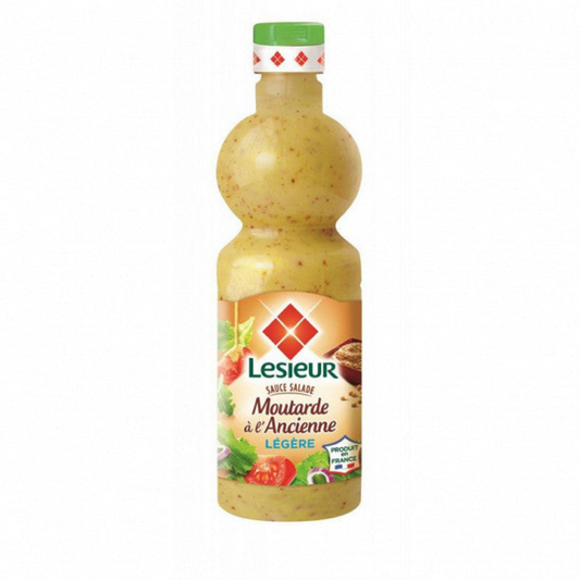 LESIEUR sauce salade légère moutarde à l'ancienne 500ml -H113