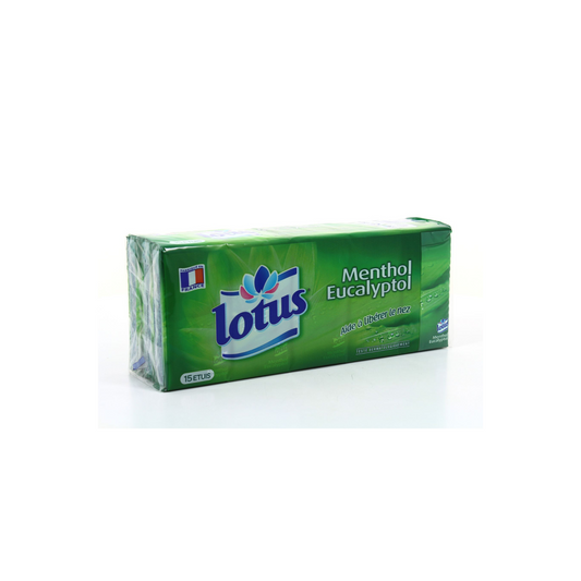 Lotus Menthol Eucalyptol 15 cases of 9 tissues 11.55g -J20