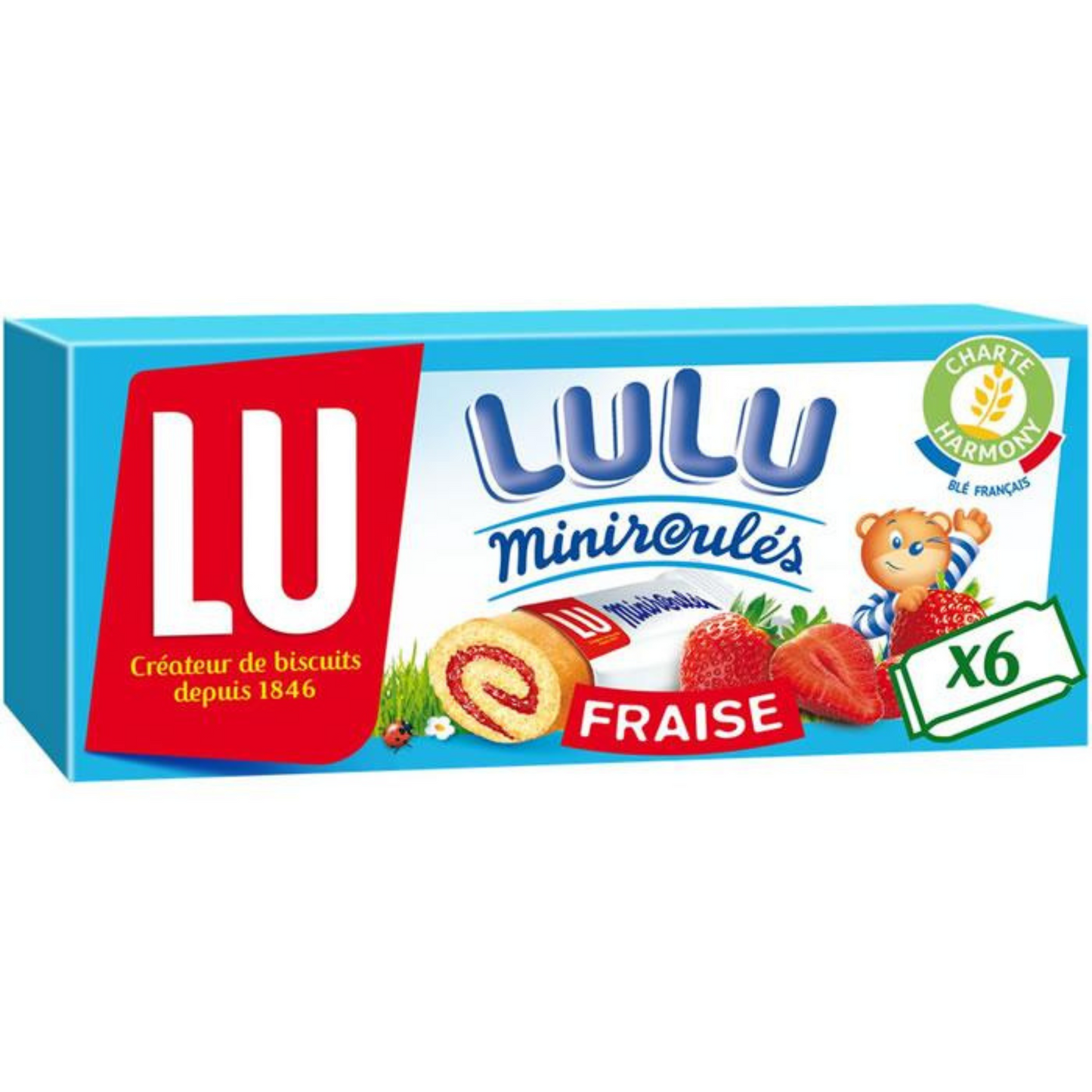 LU Miniroule Fraise 150g (Origine France) -A23