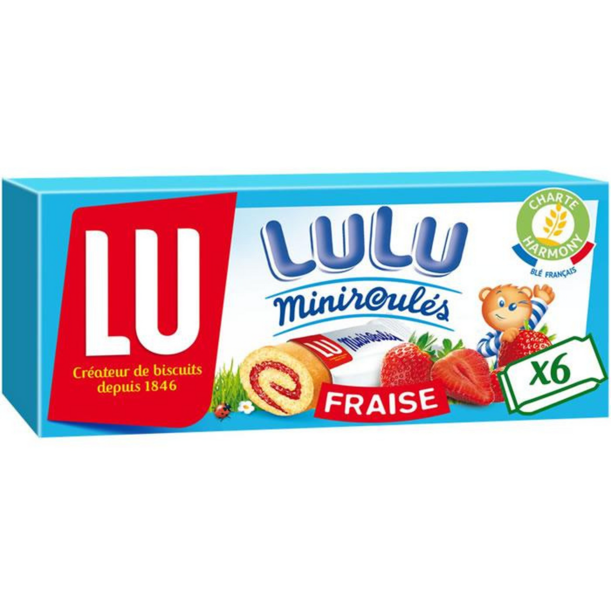 Lu MINIROULE strawberry 150g (origin France) -M31