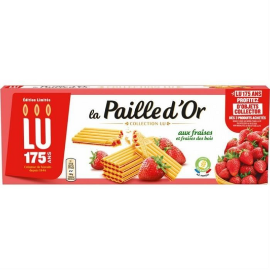 Lu Strawberry gold straw 170g -a102
