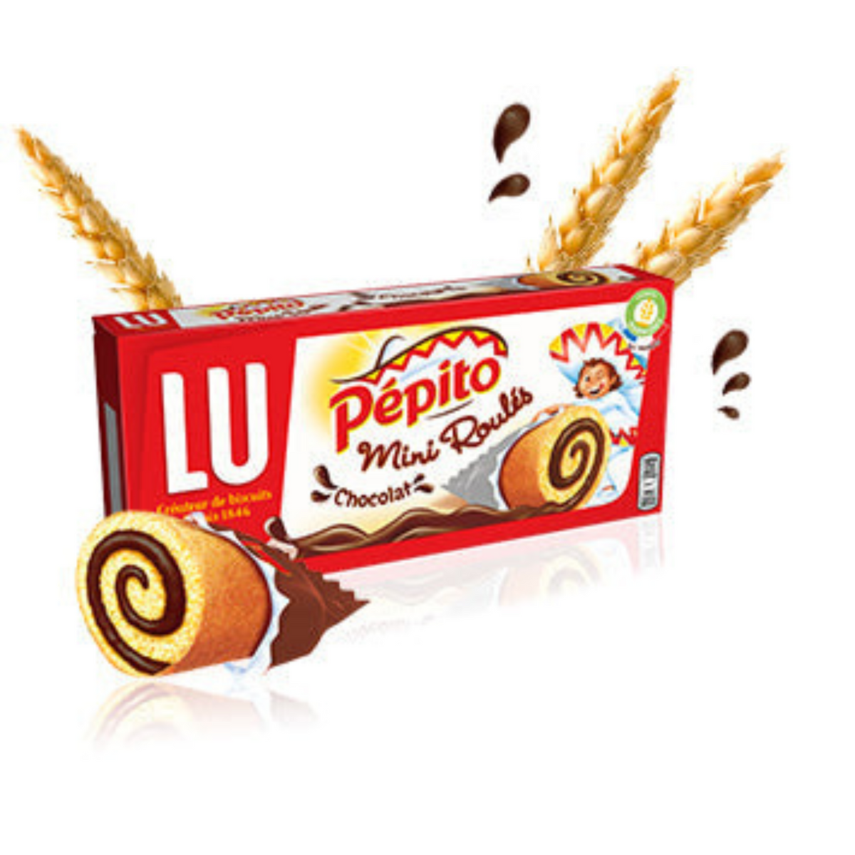 Lu - Pepito Mini Rolle Chocolate - 150g -M31