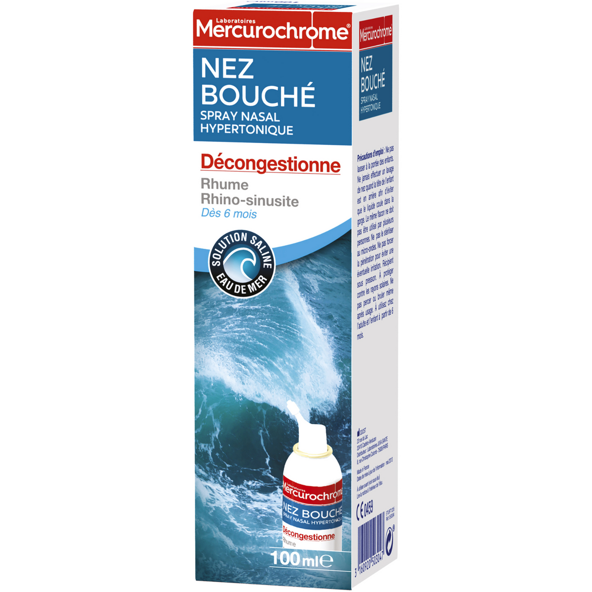 MERCUROCHROME Spray nasal hypertonique 100ml -K14