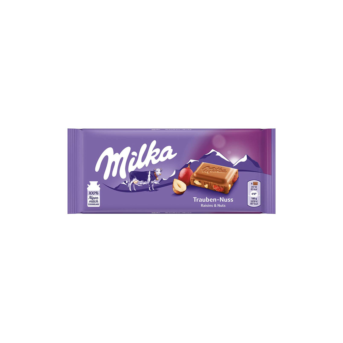 Milka Tablet Grape & NUT 100G -B82