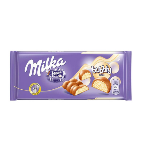 Bubbly White 95G -B83 Milka Tablet