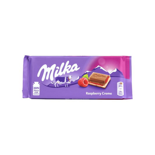 MILKA Tablette Crème de Framboise  100g -B41