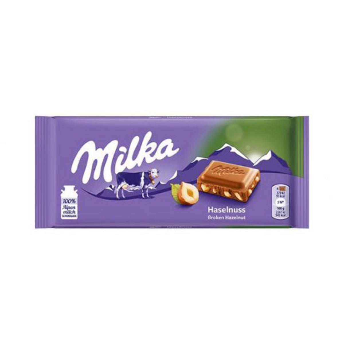 MILKA Tablette Hazelnut 100g -B83