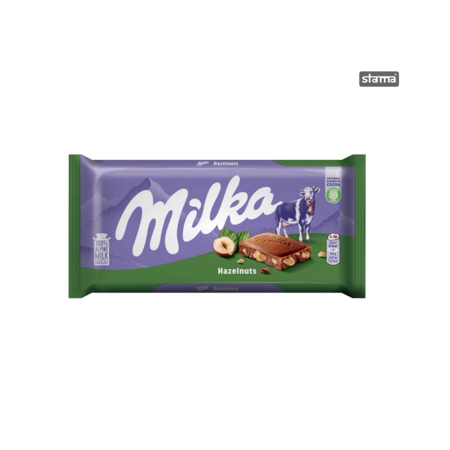 MILKA  hazelnuts 90g -B43