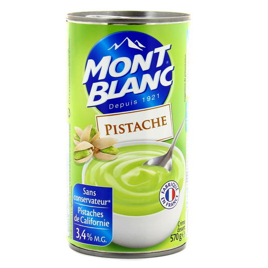 Mont Blanc Cream Dessert Pistachio 570g -d114