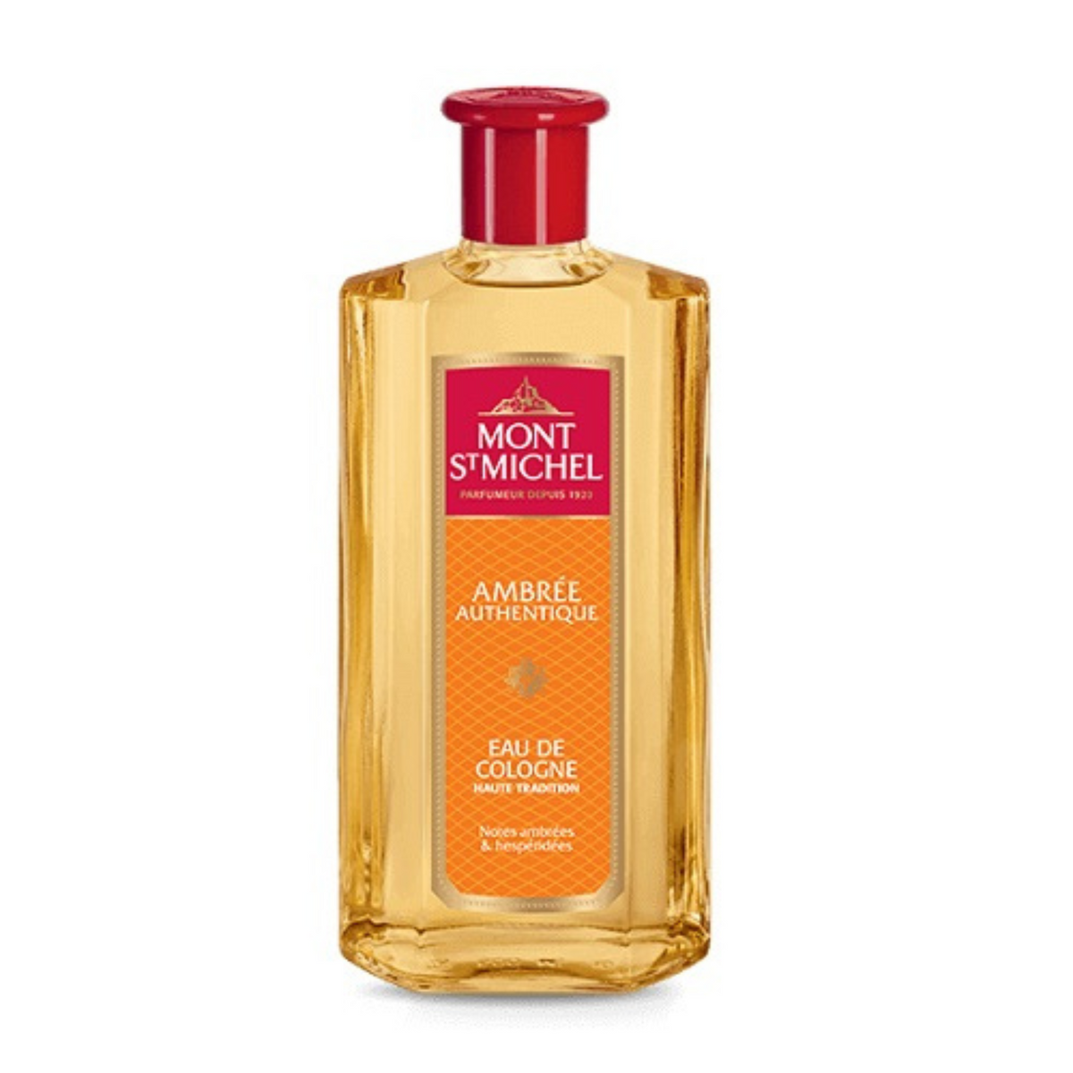 MONT SAINT MICHEL Eau de Cologne ambrée authentique 500ml -J63