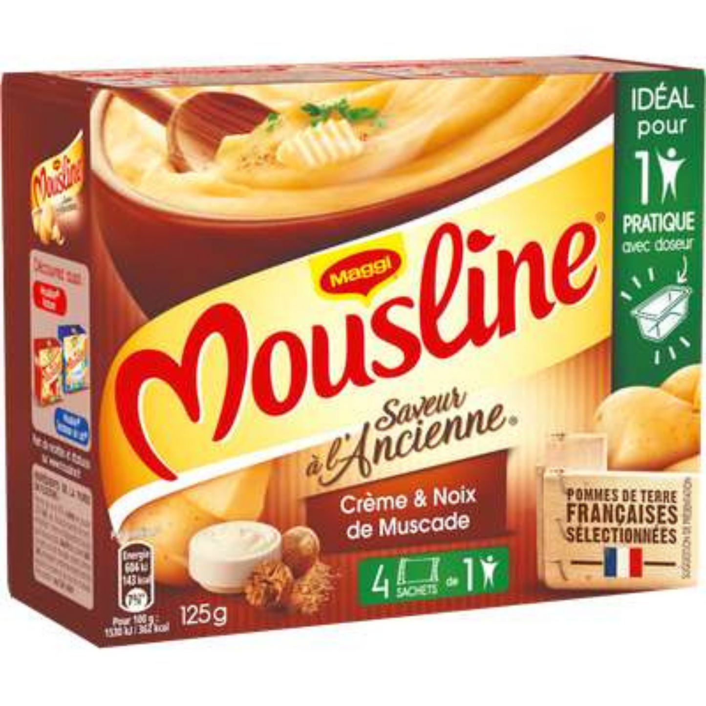 Mousline Puree Flavor with the old 4x31.25 g -g93