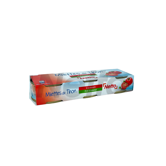 NETTO Miettes de thon à la tomate x3 -240g -C22
