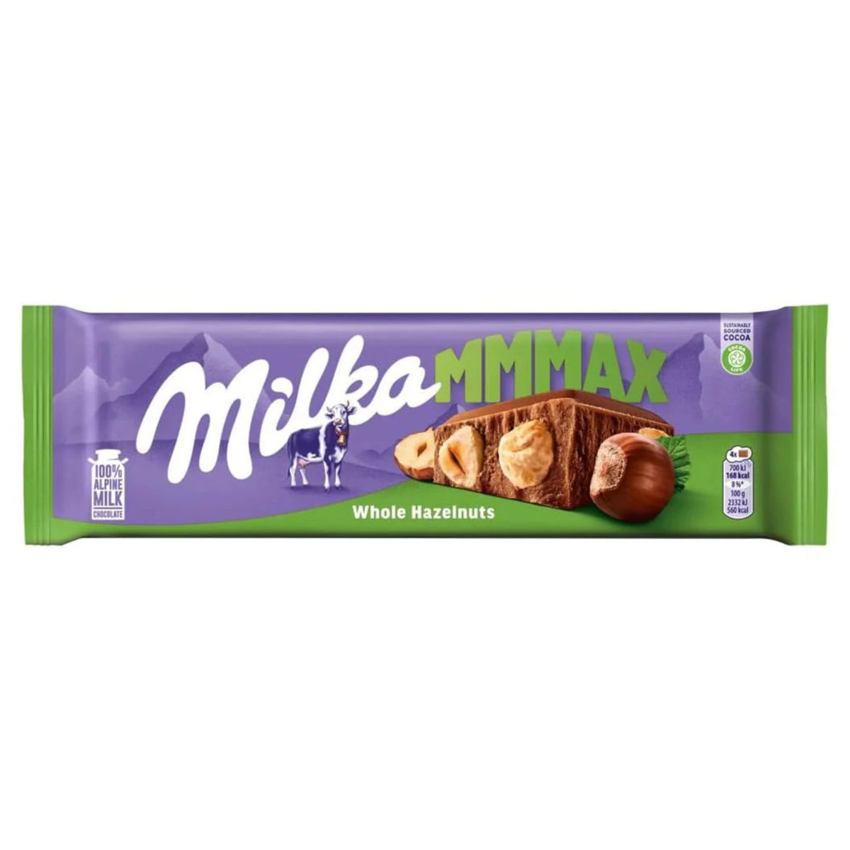 Milka Max Whole Hazelnuts 270g  -B84