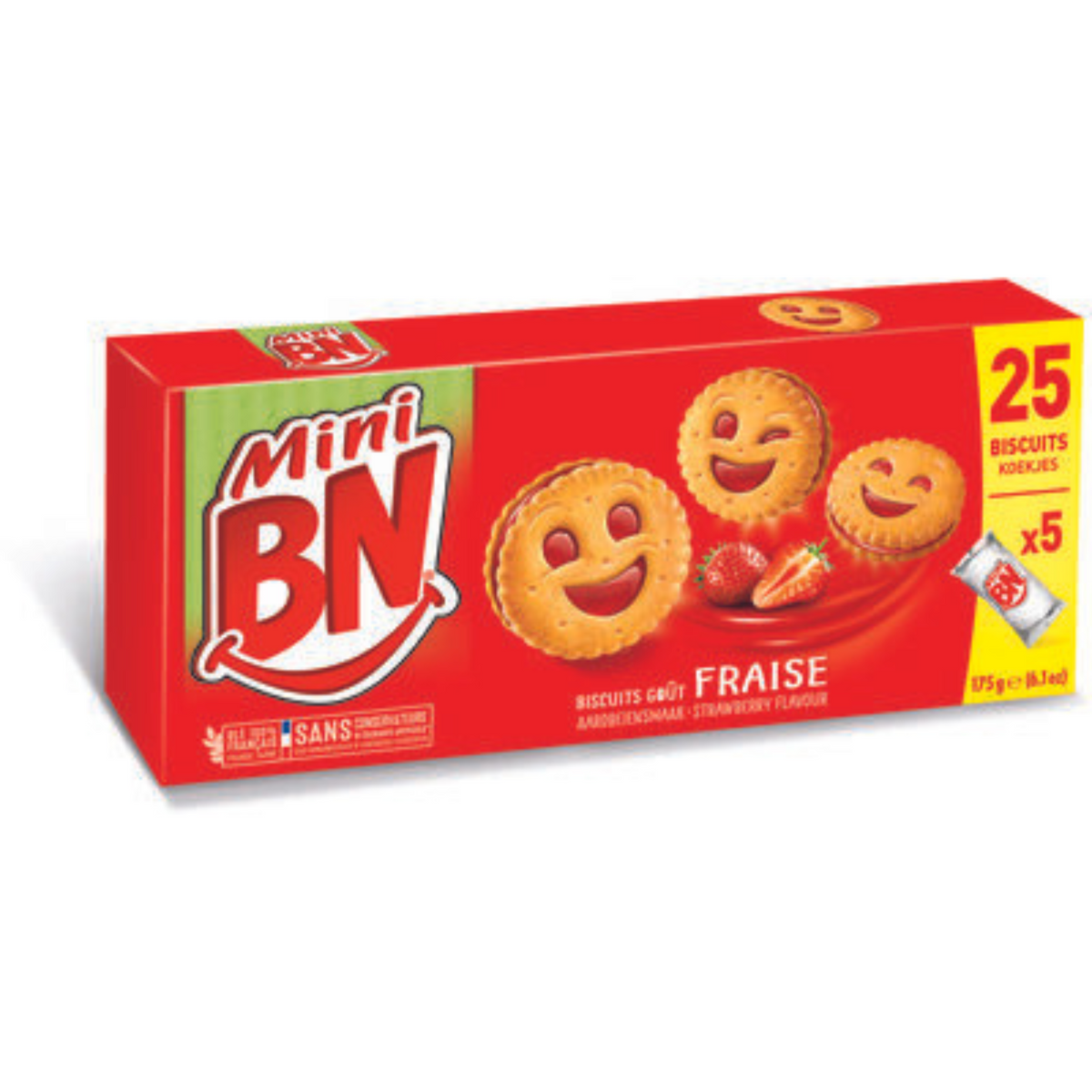 Mini bn strawberry 125g -a133