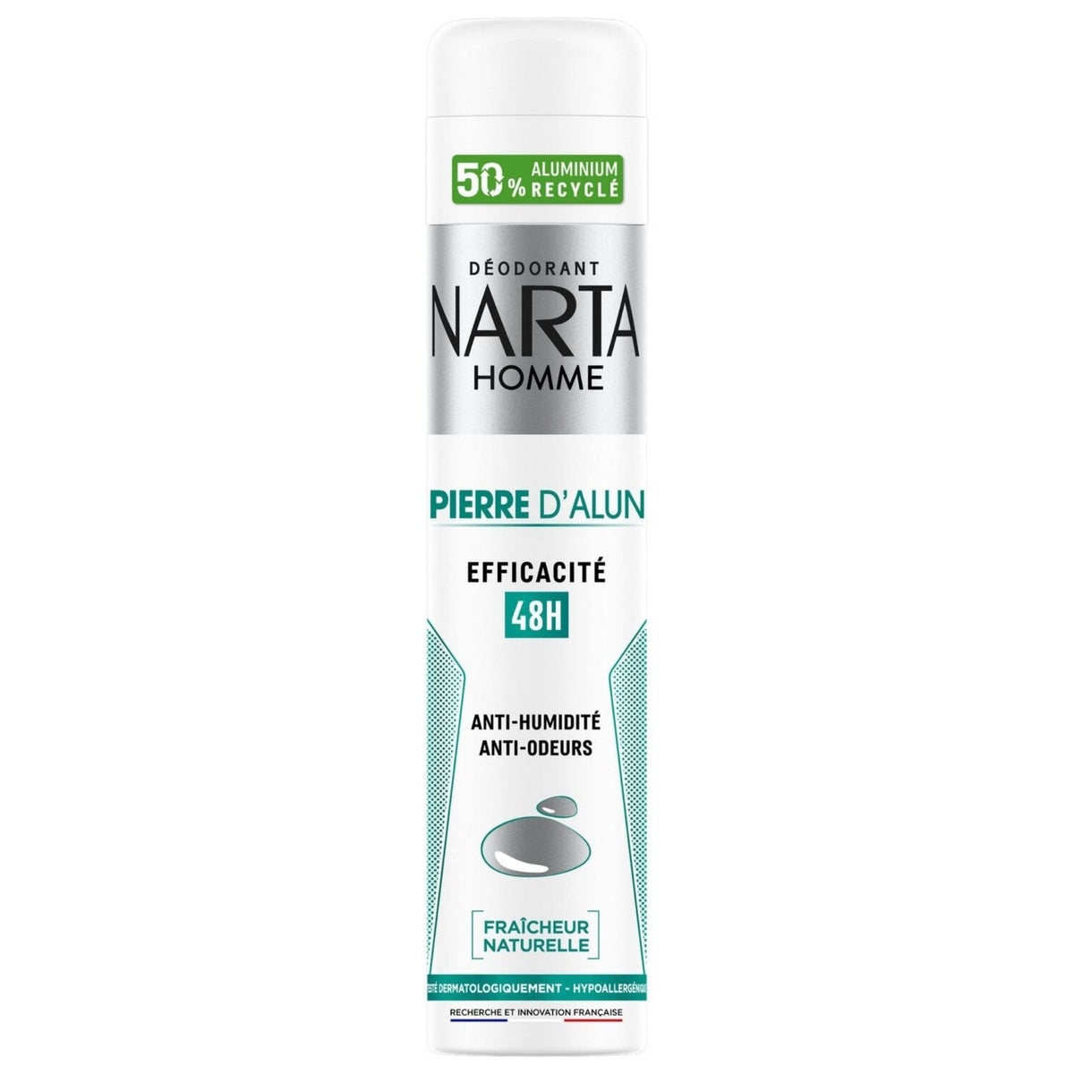 NARTA Deodorant atomizer for men stone alum 200g