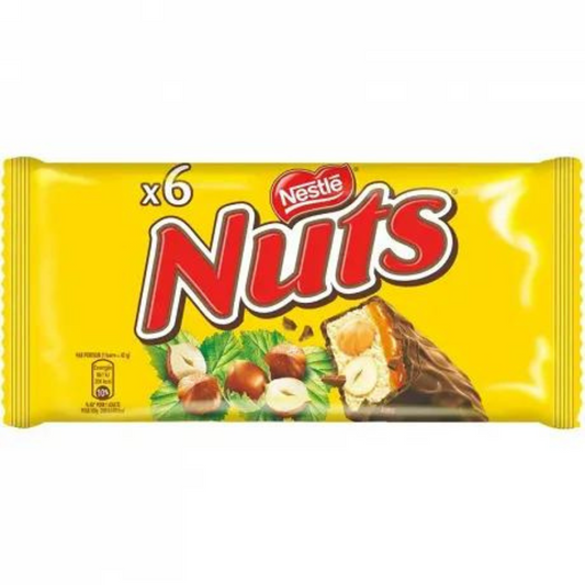 Nestlé Nuts Chocolate bars 6x42g -M22