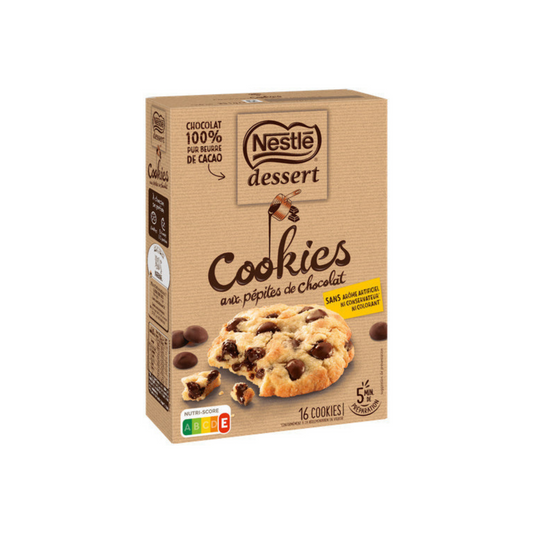 NESTLÉ Préparation gâteau cookies pépites chocolat  351g -E32