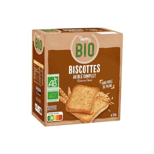 NETTO 36 biscottes complète bio300g -E22