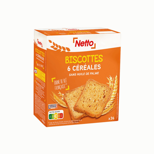 NETTO biscottes céréales 36t 300g -E43