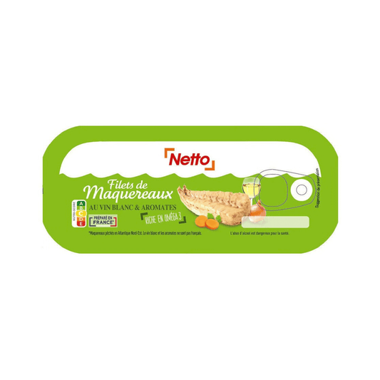 NETTO FILET MAQ V.BLC 176G 1/4 169g -D13