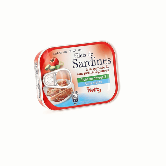 NETTO filets sardines tomate 100g 1/7 — Épicerie française Montréal | Euro-Market