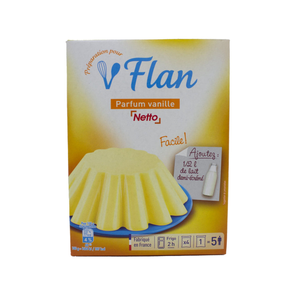 Vanilla flan clean 192g -e114