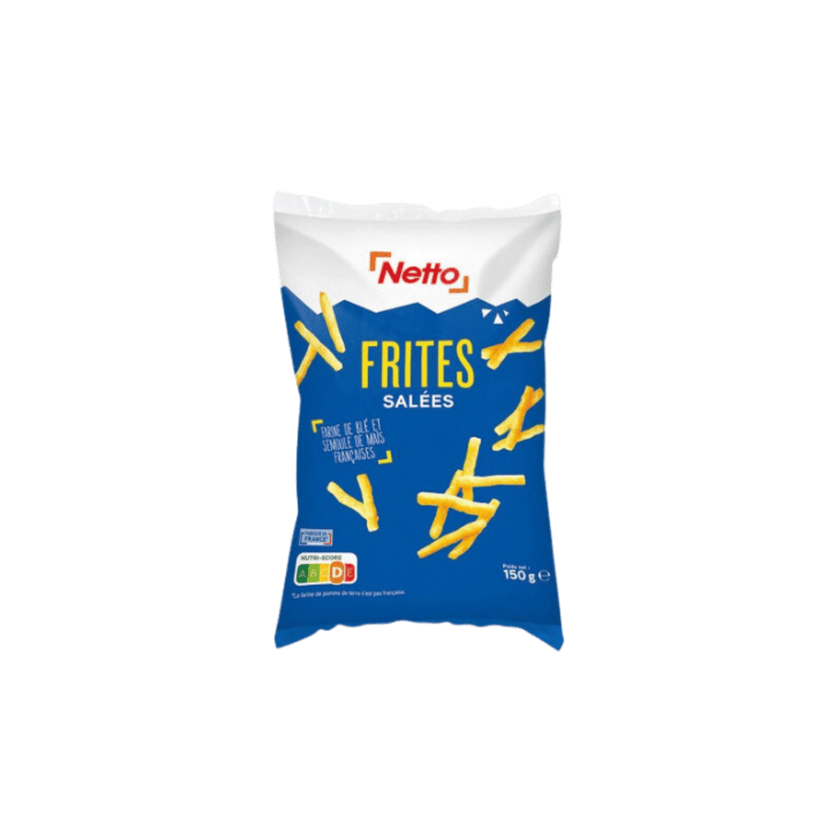 NETTO Frites salées 150g -CH — Épicerie française Montréal | Euro-Market