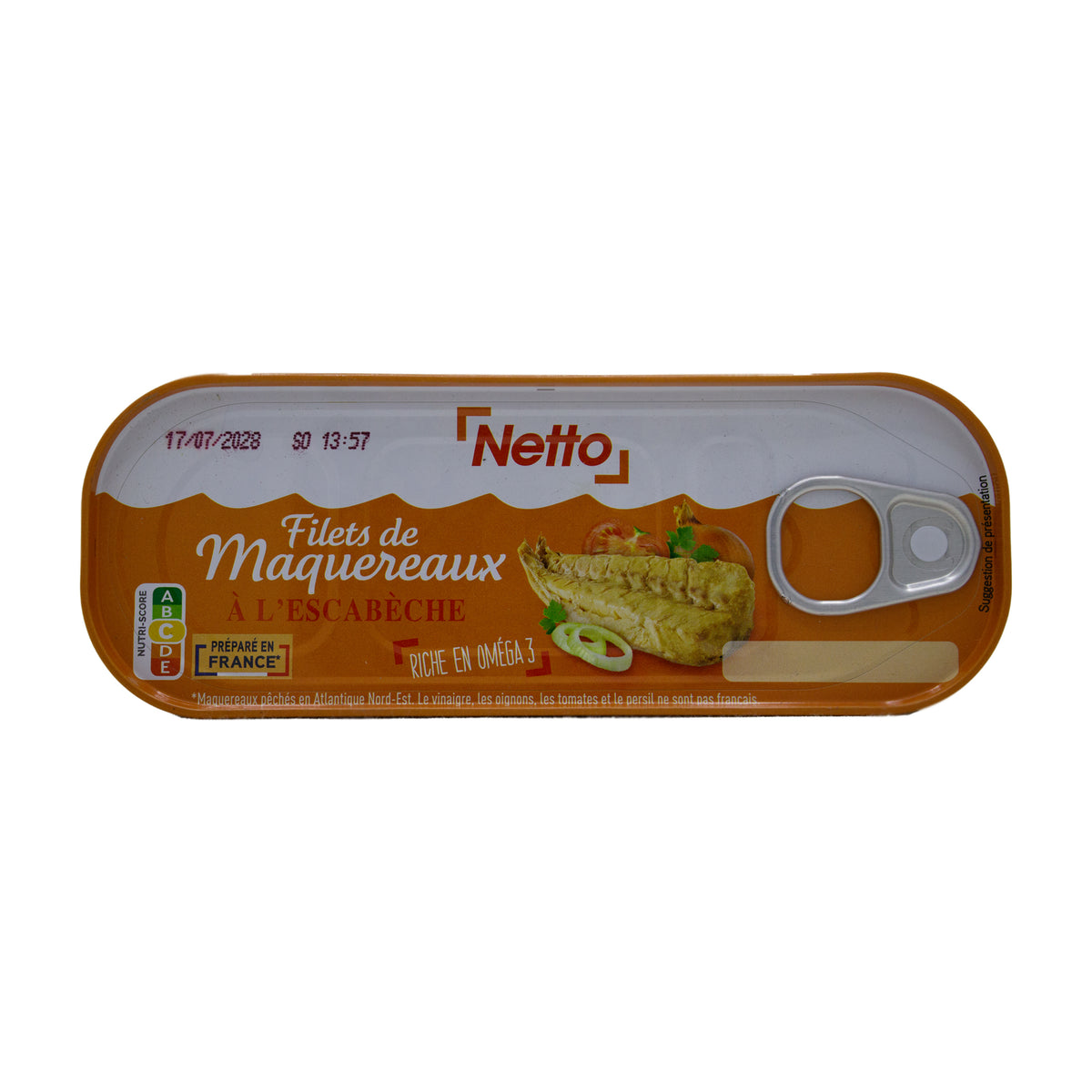 NETTO Filets de maqueraux sauce escabeche 169g — Épicerie française Montréal | Euro-Market