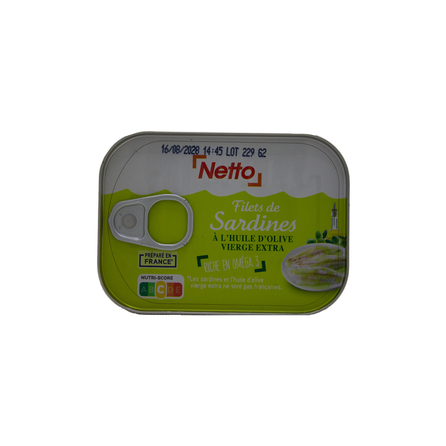 NETTO Olive oil sardine nets 100g -C21